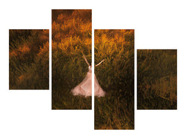 modern-4-piece-canvas-print-natalia-in-the-field