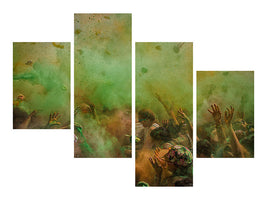 modern-4-piece-canvas-print-paint-fight