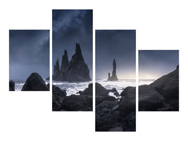 modern-4-piece-canvas-print-reynisdrangar