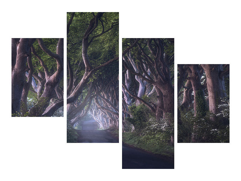 modern-4-piece-canvas-print-the-dark-hedges