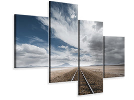 modern-4-piece-canvas-print-the-long-road