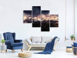 modern-4-piece-canvas-print-tibet-snow-mountain