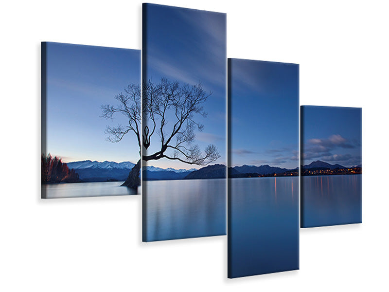 modern-4-piece-canvas-print-wanaka-twilight