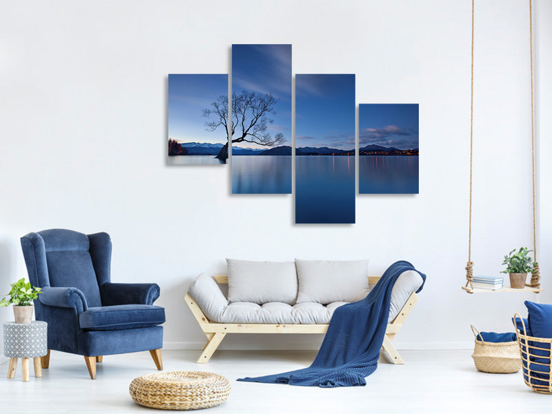 modern-4-piece-canvas-print-wanaka-twilight