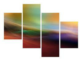 modern-4-piece-canvas-print-watercolor-lines