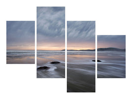 modern-4-piece-canvas-print-windy-dawn-at-koekohe-beach