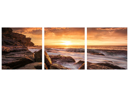 panoramic-3-piece-canvas-print-cape-solander