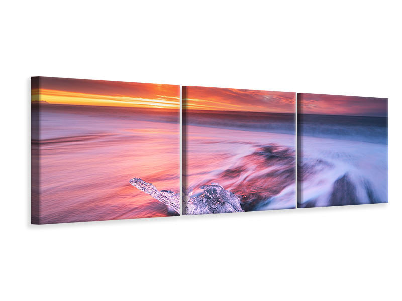 panoramic-3-piece-canvas-print-ice-and-fire-ii