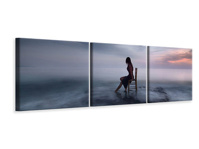 panoramic-3-piece-canvas-print-of-tide-and-nightfall