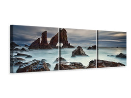 panoramic-3-piece-canvas-print-sea-arch-at-crohy-head