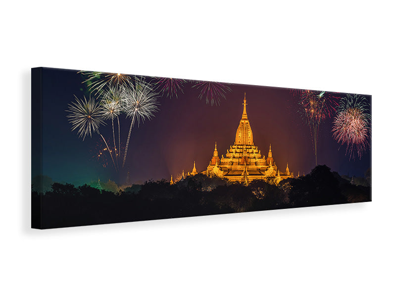 panoramic-canvas-print-fireworks-at-the-temple