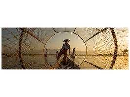 panoramic-canvas-print-inle-fisherman