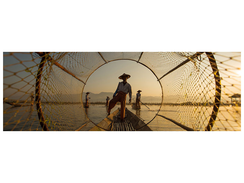 panoramic-canvas-print-inle-fisherman