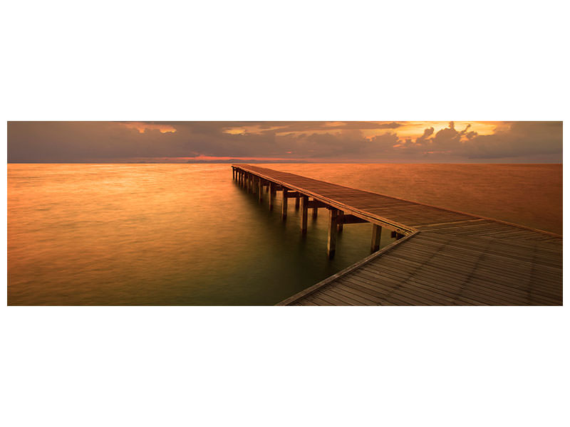 panoramic-canvas-print-the-footbridge-by-the-sea